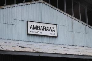 semarang, indonesia, 2022: el museo ferroviario central de java está construido de una manera hermosa. foto