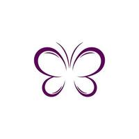 Beauty Butterfly Logo Template Vector icon