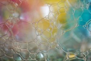 soap bubbles abstract textured background photo