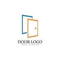 Set of door logo template vector icon illustration