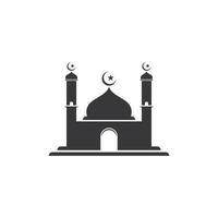 Mosque Moslem icon vector Illustration design