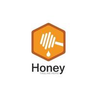 Honey Logo Template Design Vector, Emblem, Design Concept vector