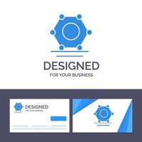 Creative Business Card and Logo template Digital Network Super connected Vector Illustration