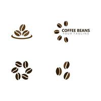 vector coffee beans template vector icon illustration