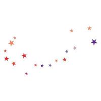 set of abstract stars background template vector illustration