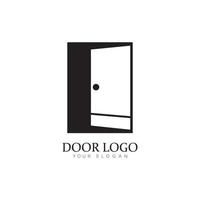 Set of door logo template vector icon illustration