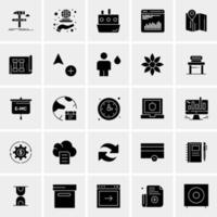 25 Universal Business Icons Vector Creative Icon Illustration to use in web and Mobile Related project