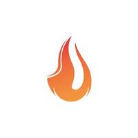 Fire flame Logo Template vector icon Oil, gas and energy logo