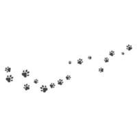 Paw background template vector