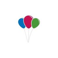 Balloon vector icon template