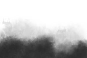 Smog clouds. realistic overlay of smog clouds, fog clouds for composition. mask photo