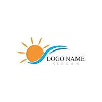 sun Logo Icon Vector illustration