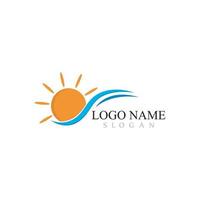 sun Logo Icon Vector illustration