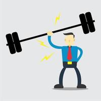 People vector illustration design. exercise with weightlifting