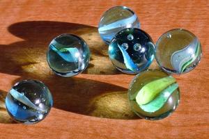 Coloured Glass Marbles photo