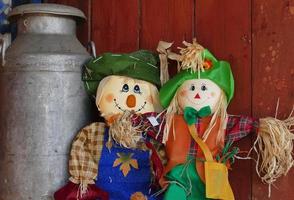 Cute Farm Scarecrows photo