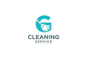 Letter G for cleaning clean service Maintenance for car detailing, homes logo icon vector template.