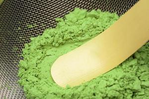 matcha green tea. matcha green tea powder. photo