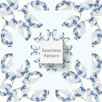 Abstract seamless pattern with geometric pattern. background, wallpaper, home textile digital vector and flower shaped pattern new