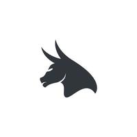 imágenes de bull head logo vector