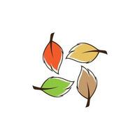 Autumn logo images vector