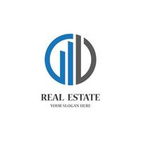 Real estate logo icon illustration vector