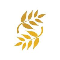 Wheat logo images vector