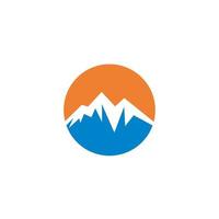 imagenes de logo de montaña vector