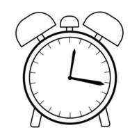 Alarm clock vector design for desk