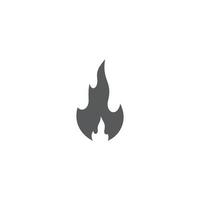 ilustración de icono de vector de símbolo de fuego