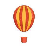 icono de globo de aire de circo vector aislado plano