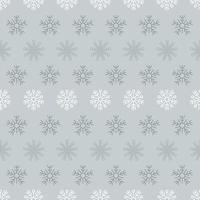 Seamless background with snowflakes. Christmas and New Year decoration elements. Vector illustration.