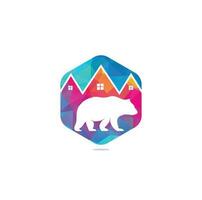 oso logo icono diseños vector. lleva conceptos de logotipo. símbolo de icono. vector