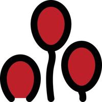 Balloon Icon, New Year Theme vector
