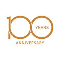 Vector design for 100 year anniversary