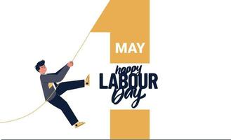 Happy Labor Day card. Ad concept. Design template. Vector illustration. 1 may - labour day. vector happy labour day poster or banner.