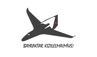 bayraktar cuas - sistema de aviones no tripulados de combate. vector