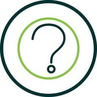 Question Circle Vector Icon Design