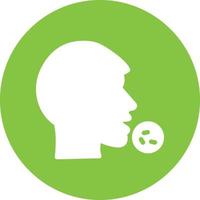 Head Side Virus Vector Icon Design