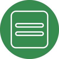 Equals Vector Icon Design