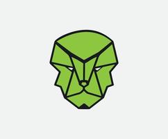 Character face drawing,head logo vector.Vector symbol of character. vector