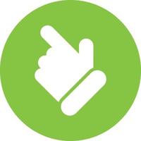 Hand Pointer Vector Icon Design