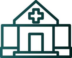 Hospital Alt Vector Icon Design