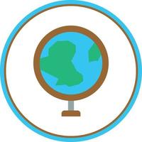 Globe Europe Vector Icon Design