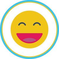 Grin Tongue Vector Icon Design