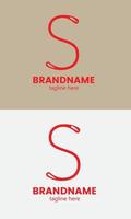 Initial Letter S Logo.  Letter S logo icon design template elements. Flat Vector Logo Design Template Element.