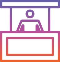 Person Booth Vector Icon Design