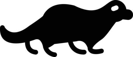 diseño de icono de vector de nutria