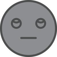 Meh Rolling Eyes Vector Icon Design