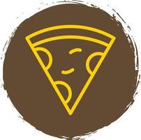 Pizza Slice Vector Icon Design